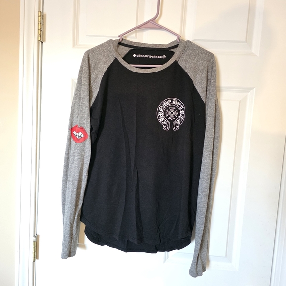 Chrome Hearts Black and Gray Long Sleeve Shirt - Picture 2 of 9